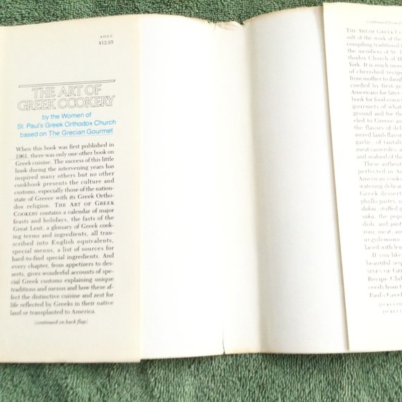 Greek Cookbook 1963 -Customs &Traditions Map of Greek Islands Wonderful Recipes - Picture 12 of 12